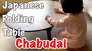 Japanese CHABUDAI Folding Table | Attack on Titan | Japanese Culture