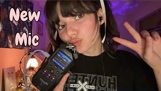 ASMR | Fast and Aggressive Mic Triggers, Mouth Sounds, and Tapping With A New Mic (Tascam ASMR)