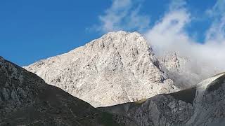 Il Corno Grande da Campo Imperatore il 31 luglio 2022 alle 15.