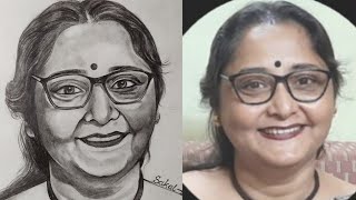 University of Calcutta (Education Mam Potrait Drawing)