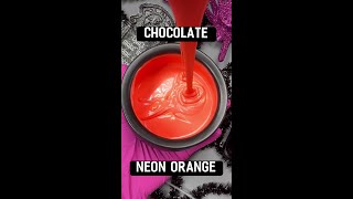 Neon Orange Petal Dust Chocolate Tutorial