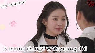 3 Iconic things Wonyoung did