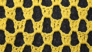 mesh stitch  in a ROUND pattern 20