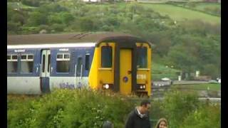 Northern Ireland Railways - DEMU 8454 - Carrickfergus Castle - Leaving Whitehead