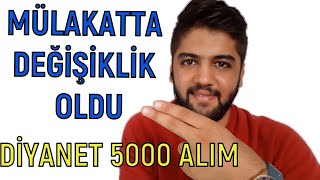 DİYANET MÜLAKATINDA DEĞİŞİKLİK OLDU İZLEMELİSİN