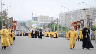 Крестный ход на правобережье Красноярска