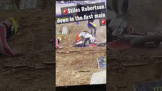 Robertson Crash Glendale Supercross 2023