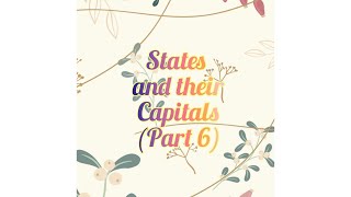 States and their Capitals (Part 6) #shorts #ytshorts