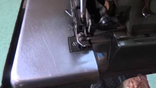 YAMATO DCZ-503-3 HIGH SPEED SEWING MACHINE W/ TABLE & FOOT PEDAL