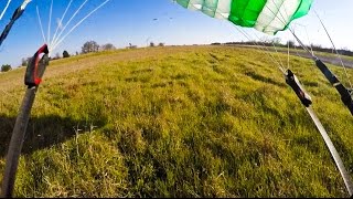 Downwind landing in 12 knots wind – crossfire 109, load 1.8