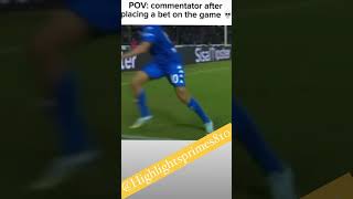 Too good to be true 😂#funny #funnyshorts #sports #footballteam #commentary #laugh