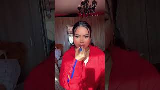 Labello Caring Beauty red lipstick #reel #viral #makeupbyme #short #shirts #tiktok #everydaymakeup