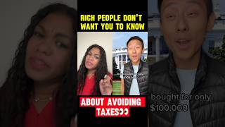 How RICH PEOPLE Avoid Paying Taxes By DOING THIS! #shorts #finance #money #irs #tax