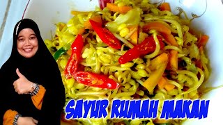 Sayur Rumah Makan (Enak dan Bikin Ketagihan Apalagi Lawannya itu Gulai dan Sambal Matah)