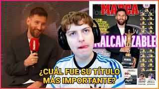 DAVOO XENEIZE REACCIONA a la ENTREVISTA de SU AMIGO LIONEL MESSI | "Está FELIZ después de CONOCERME"