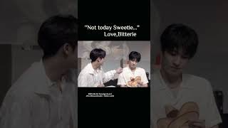 Not today, Sweetie... #meanie #minwon #Bittersweet