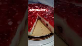 Buttermilchtorte mit Himbeeren, einfach und erfrischend 🥰