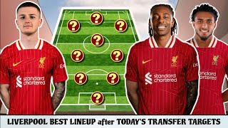 LIVERPOOL best Lineup after Today's TOP TRANSFER TARGETS ( Eberechi Eze, Adam Wharton, Ederson )