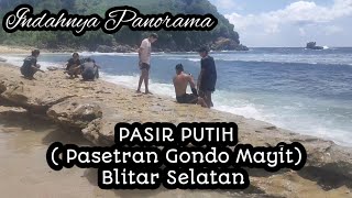 Menelusuri indahnya panorama Pantai Pasir Putih Pasetran Gondo Mayit Blitar Selatan#muhammadbakri