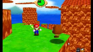 Super Mario 64 custom level - Floating Island Hills