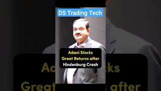 Adani Stocks Great Return After Hindenburg Crash ✅ Adani Stocks Return ✅ Returns of Adani Share DSTT