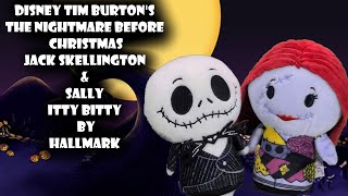 Disney Tim Burton's The Nightmare Before Christmas Jack Skellington & Sally itty bitty by Hallmark