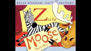 Z is for Moose, read with giggles, by Grammy Field