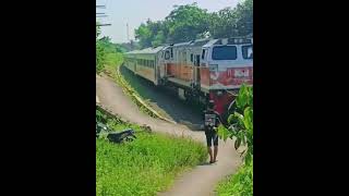 KA SILIWANGI lewat depan rumah #kasiliwangi #cc206 #keretaapiindonesia #cianjur