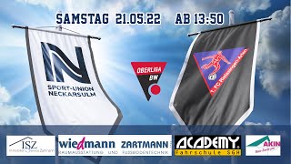 Sa., 21.05.22 ab 13:50 | Livestream: Sport-Union Neckarsulm - 1. FC Rielasingen-Arlen | Oberliga BW