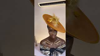 Classy Mustard Yellow Fascinator #fascinator #lookgood  #classywomen  #elegante #accessories