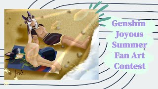 Genshin Joyous Summer Fan Art Contest