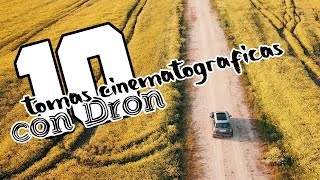 TOP 10 técnicas de grabación con drones y cómo hacer planos de cine