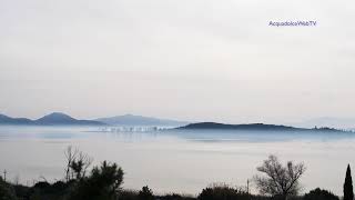 Lago Trasimeno - La Foschia e gli Uccelli