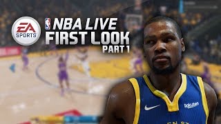 NBA LIVE 19!! FIRST LOOK GAMEPLAY !!! PART 1 - DEMO