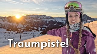 Längste Ski-Abfahrt in Südtirol: La Longia (10,5 km) in Gröden