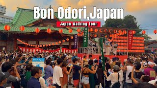 Tokyo Bon Odori Festival Walking Tour -4K JAPAN- Akihabara Summer Festival