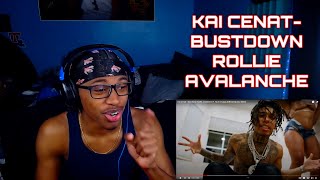 BUSTDOWN ROLLIE? KAI CENAT FT. NLE CHOPPA-BUSTDOWN ROLLIE AVALANCHE (OFFICIAL MUSIC VIDEO) REACTION🔥