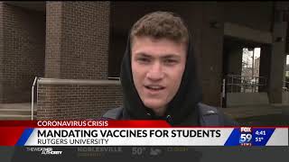 Rutgers University announces student vaccine mandate