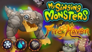 T-rox on fire haven! (ANIMATED) (What-if) (My Singing Monsters)