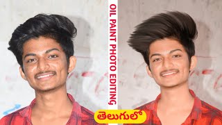 OIL PAINTING PHOTO EDITING || BEST EDITING TRICKS AND TIPS || OIL PAINT ON HAIR || PRADEEP RASH