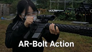 AR15+Bolt Action [Maple Leaf Conversion Kit For VFC V3 GBB가스건]