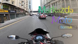 Moto ilə mərkəzdə .. #ilyasmotovlog #motovlog #baku #haojue