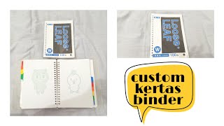 IDE BISNIS ANAK SEKOLAH | CUSTOM KERTAS BINDER