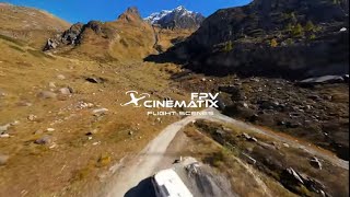 FPV Drone Dive am Nufenenpass in der Schweiz