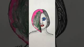 crazy 💋 girl lips 👄 painting satisfying #trending #viral #satisfying #art #drawing #cute #shorts