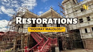 GRABE ANG DAMING NANGYAYARI SA MALOLOS, RESTORATION NG MGA LUMANG BAHAY UMAARANGKADA NA!