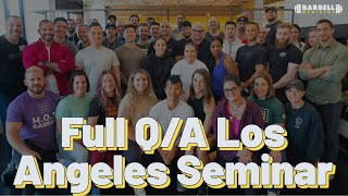 Two Doctors Answer Exercise and Health Questions: FULL Los Angeles Seminar Q/A (November 2022)