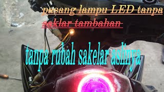 Tutorial pasang lampu LED dari kabel on kontak tanpa saklar tambahan