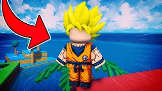 I Went Super Saiyan in the Dragon Ball Roblox Storyline