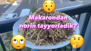 Makarondan Norin 😯 tayyorlasa bo’ladimi? Mazzasi qanaqa chiqdi?🥴